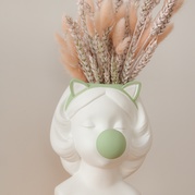 Кашпо Мия белая